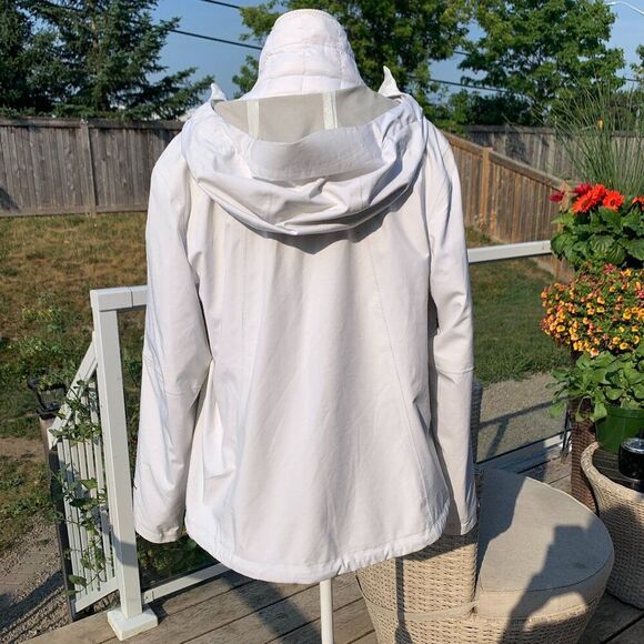 North Face fall, winter, spring jacket duo, white, Sz M, inner puffer,windbreak - Picture 3 of 16